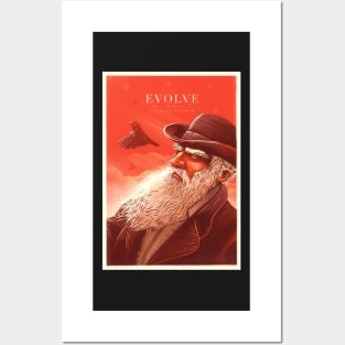 Evolve: Charles Darwin Posters and Art